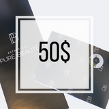 Carte cadeau de 50$ (Version IMPRIMABLE)