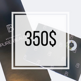 Carte Cadeau 350$ (Version IMPRIMABLE)